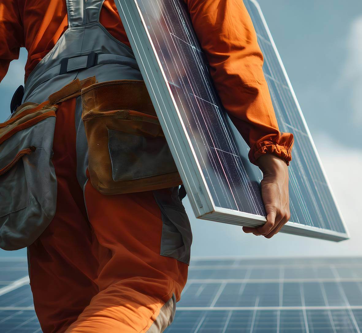 Solar installation process